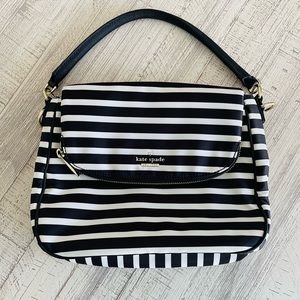 Kate Spade Black & White Nylon Handbag